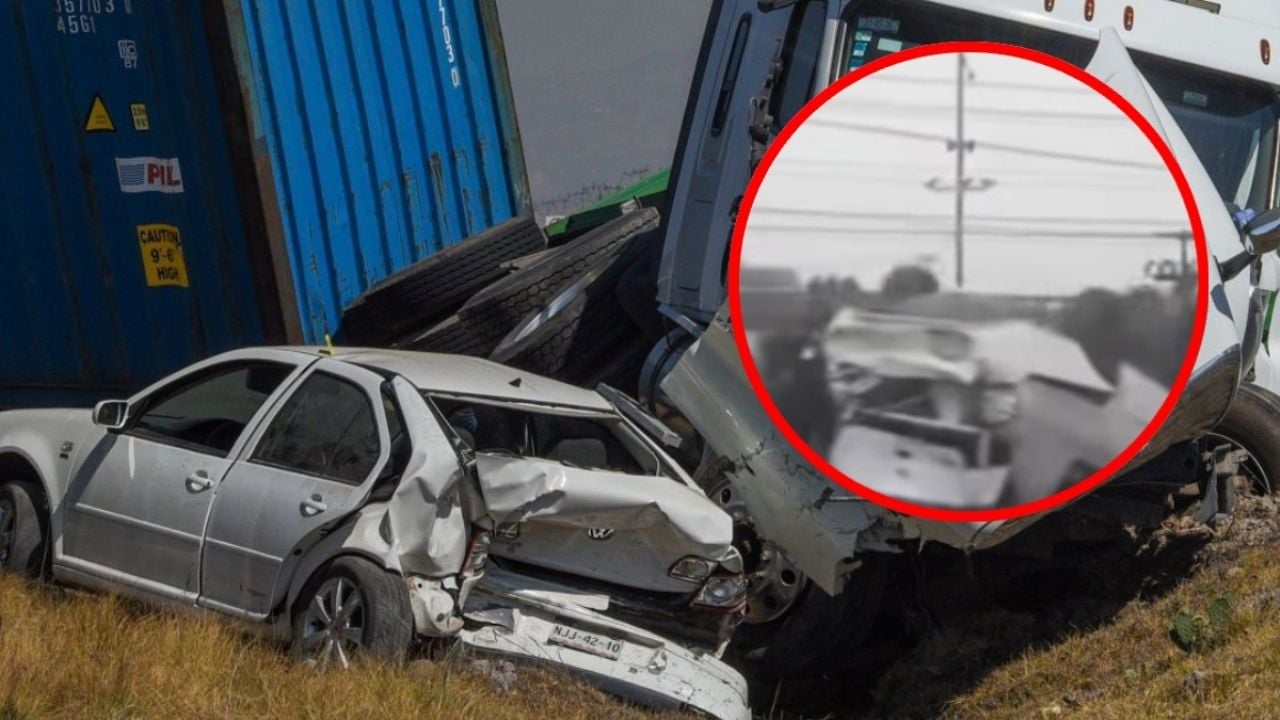 Cuatro personas resultaron heridas en un accidente en la carretera México-Pachuca, generando caos en el tráfico de la zona.