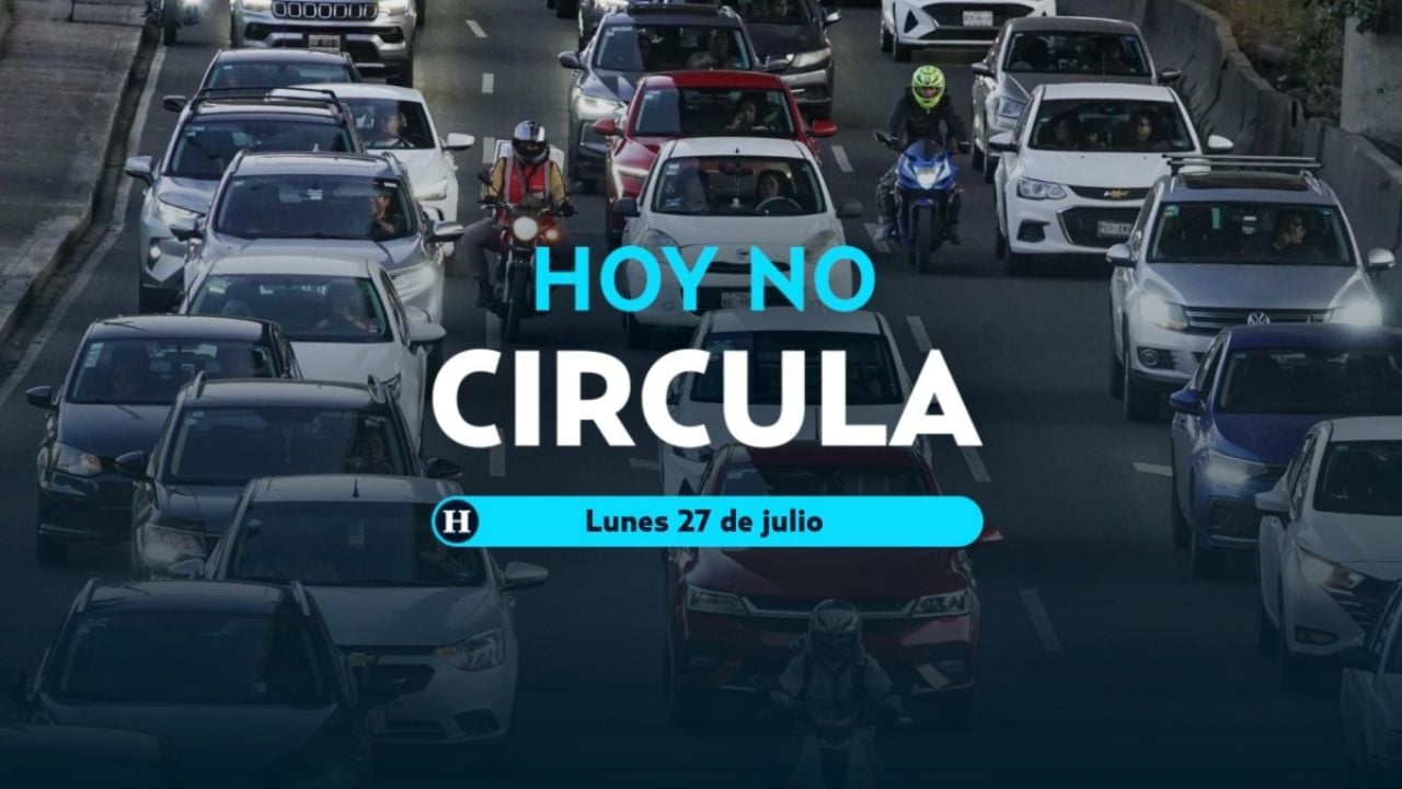 Conoce los vehículos que deben descansar este lunes 20 de julio en la Ciudad de México por el Hoy No Circula.