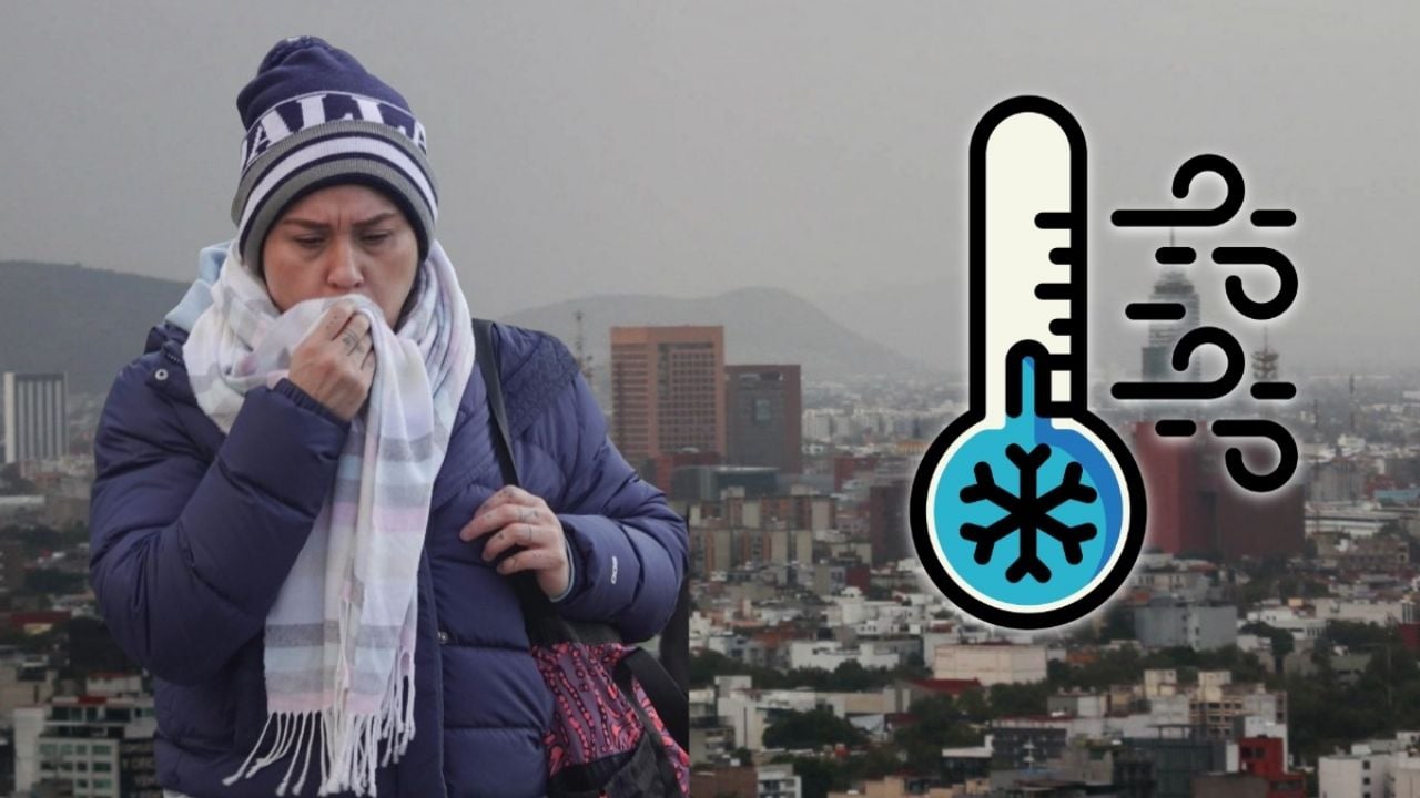 Se esperan condiciones climáticas severas en CDMX con temperaturas de hasta 8 grados y posibles tormentas.